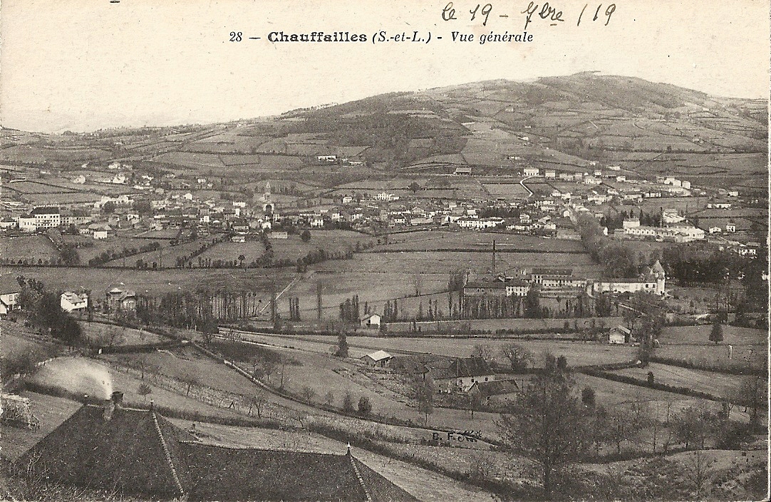 Vue de Chauffailles dans les années 1920