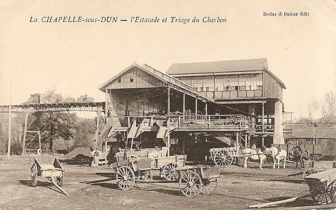 Mine de La Chapelle-sous-Dun, l'estacade
