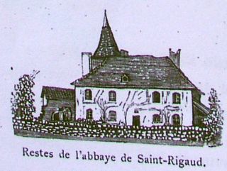 Restes de l'abbaye de Saint-Rigaud
