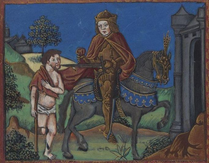Illustration de La Vie et miracles de monseigneur sainct Martin, translatée de latin en françoys - 1496