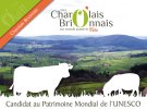 Timbre officiel de la candidature du Charolais-Brionnais au patrimoine mondial de l'UNESCO
