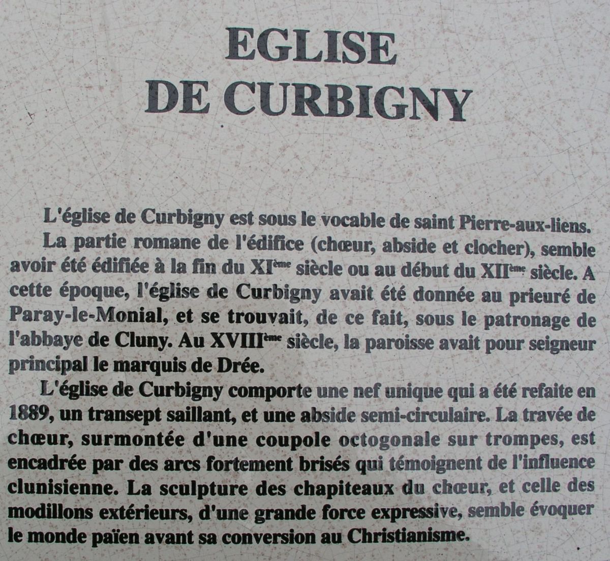 Église romane de Curbigny - 1