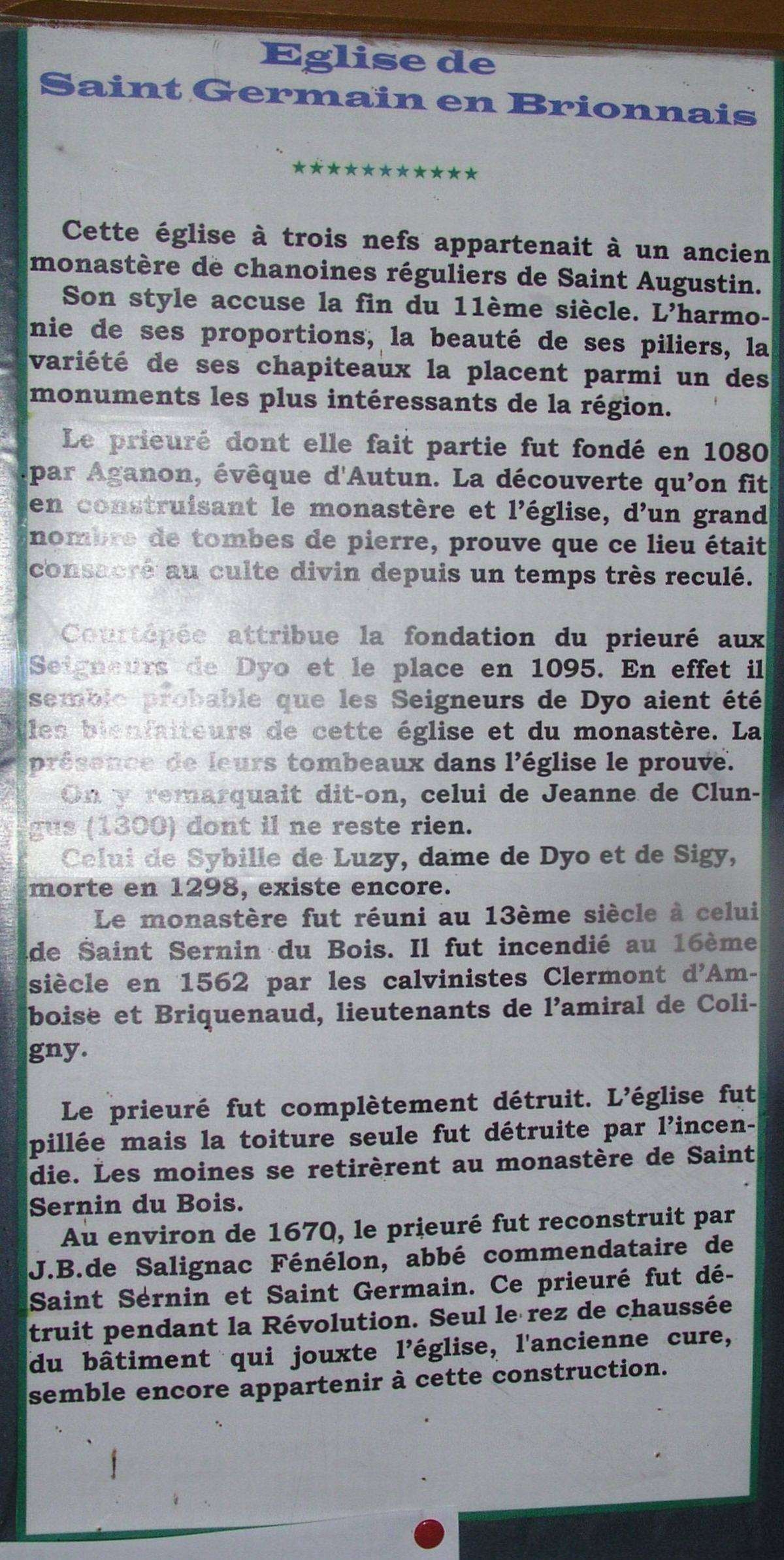 Église de St-Germain-en-Brionnais 2