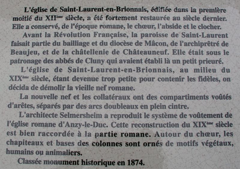 Église de Saint-Laurent-en-Brionnais 1
